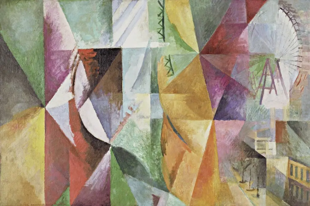 The Three Windows, the Tower and the Wheel, by Robert Delaunay