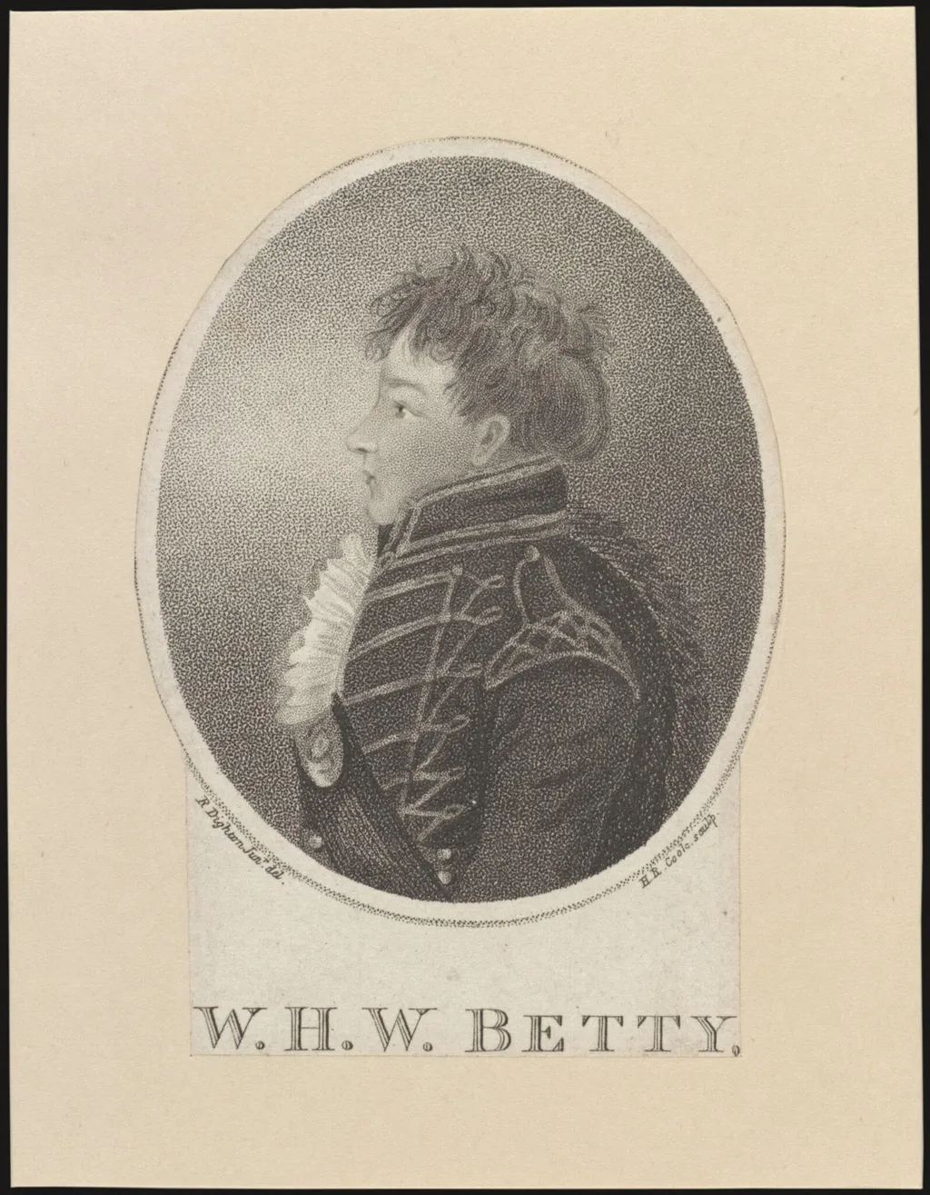 H Beard Print Collection, by Robert Dighton, 1805