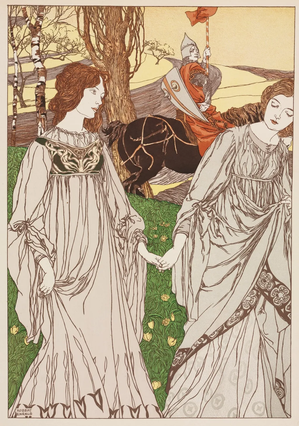 The Passer-By (Le Passant), by Robert Engels, 1897