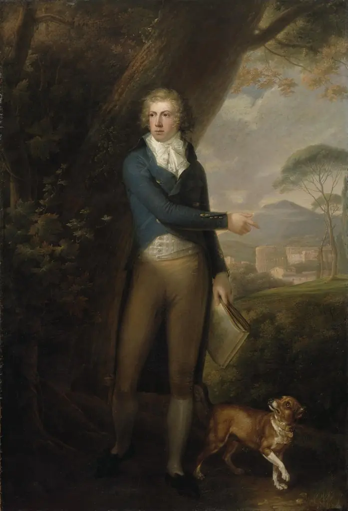Portrait of Sir George Wright, 2nd Baronet (c.1770-1812), by Robert Fagan