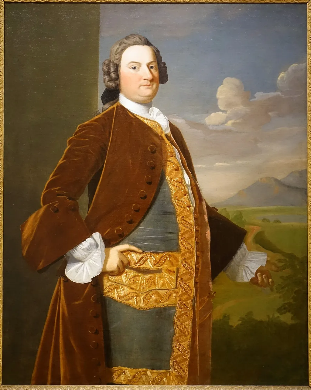 Judge Richard Saltonstall by Robert Feke, by Robert Feke, oil, 1750