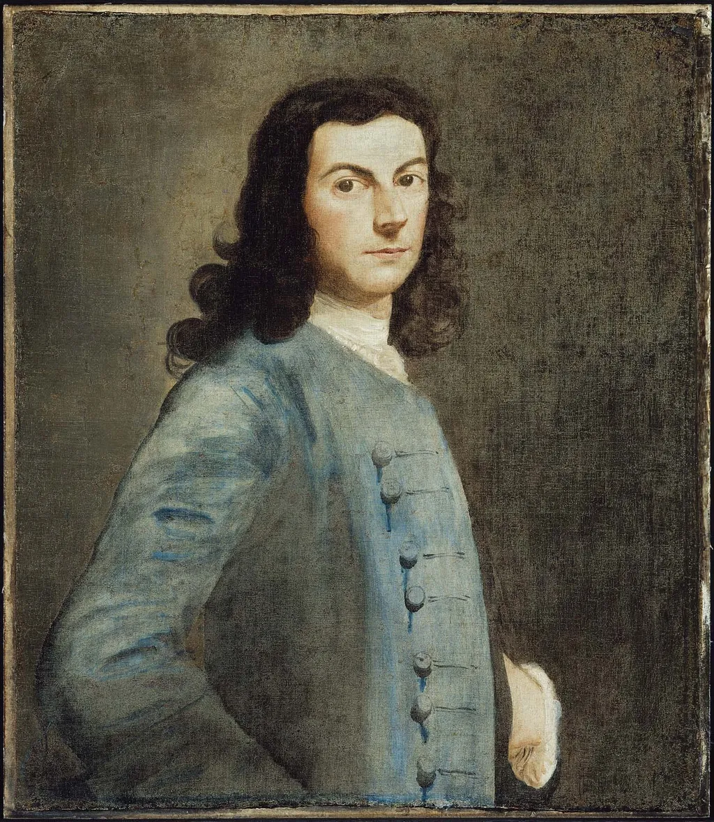 Self Portrait, by Robert Feke, oil, 1743
