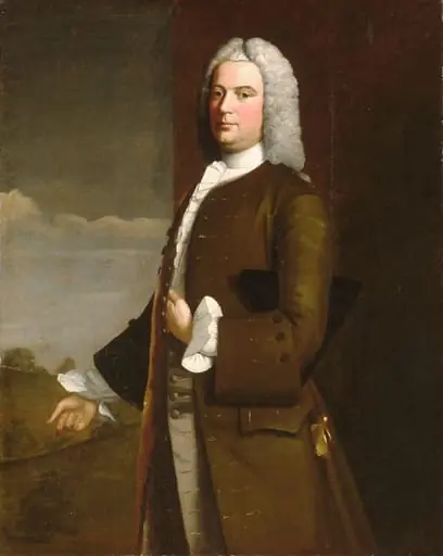 Tench Francis, by Robert Feke