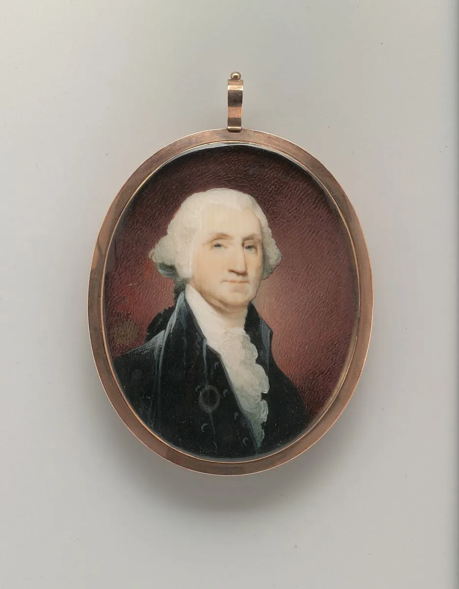 George Washington, by Robert Field, watercolor, 1800