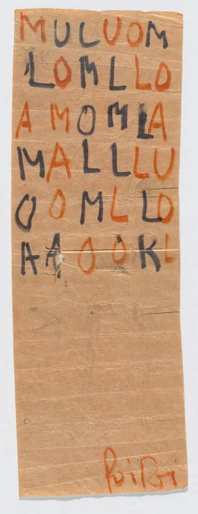 Untitled, by Robert Filliou, 1960