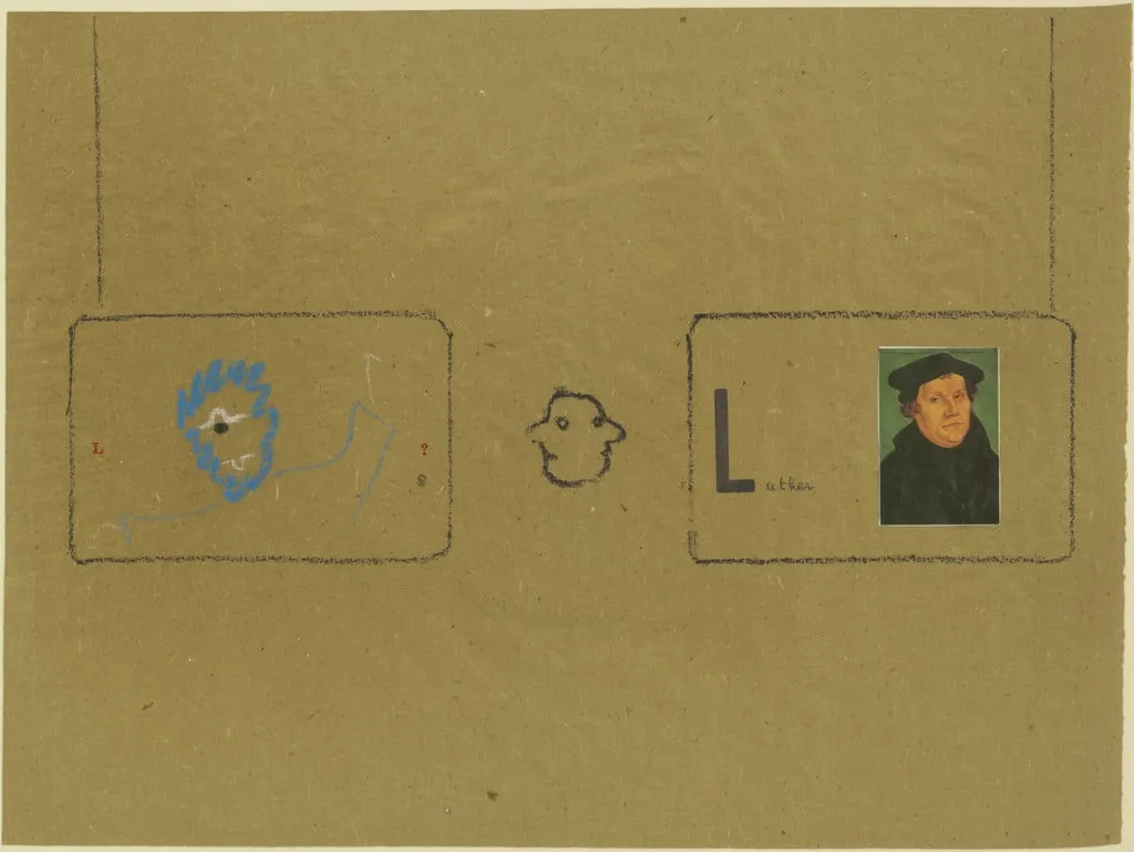 Untitled, by Robert Filliou, graphite, 1969