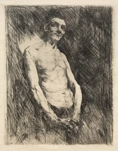 Half Nude Figure of a Man, by Robert Frederick Blum
