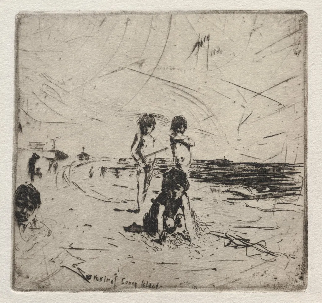 Souvenir of Coney Island, by Robert Frederick Blum, 1880