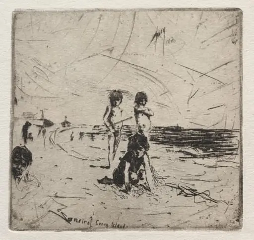 Souvenir of Coney Island, by Robert Frederick Blum