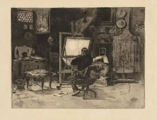 The Etcher, by Robert Frederick Blum
