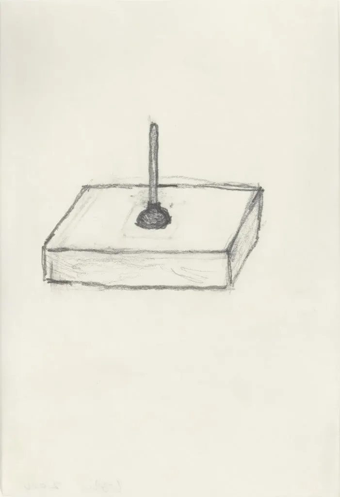 Untitled, by Robert Gober, graphite, 2000
