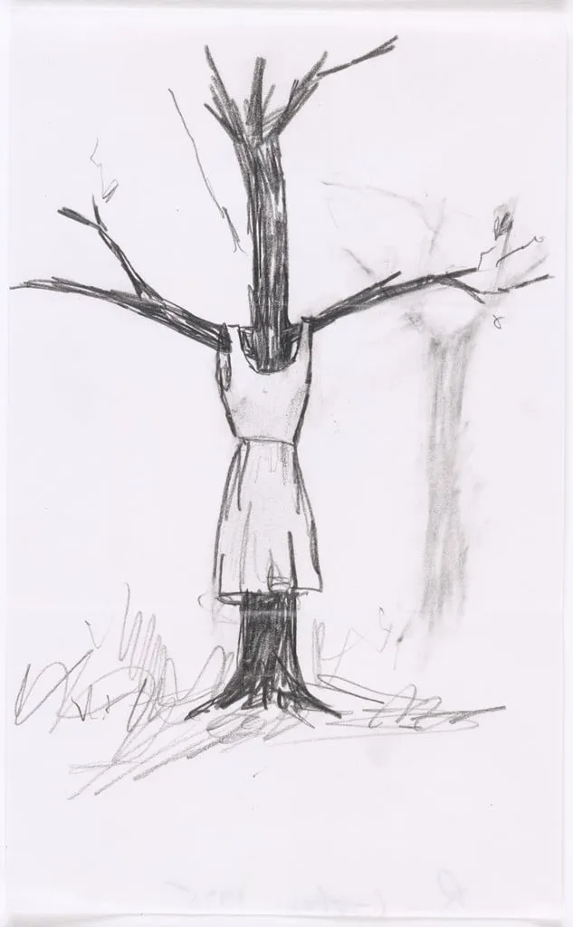 Untitled, by Robert Gober, graphite, 1995