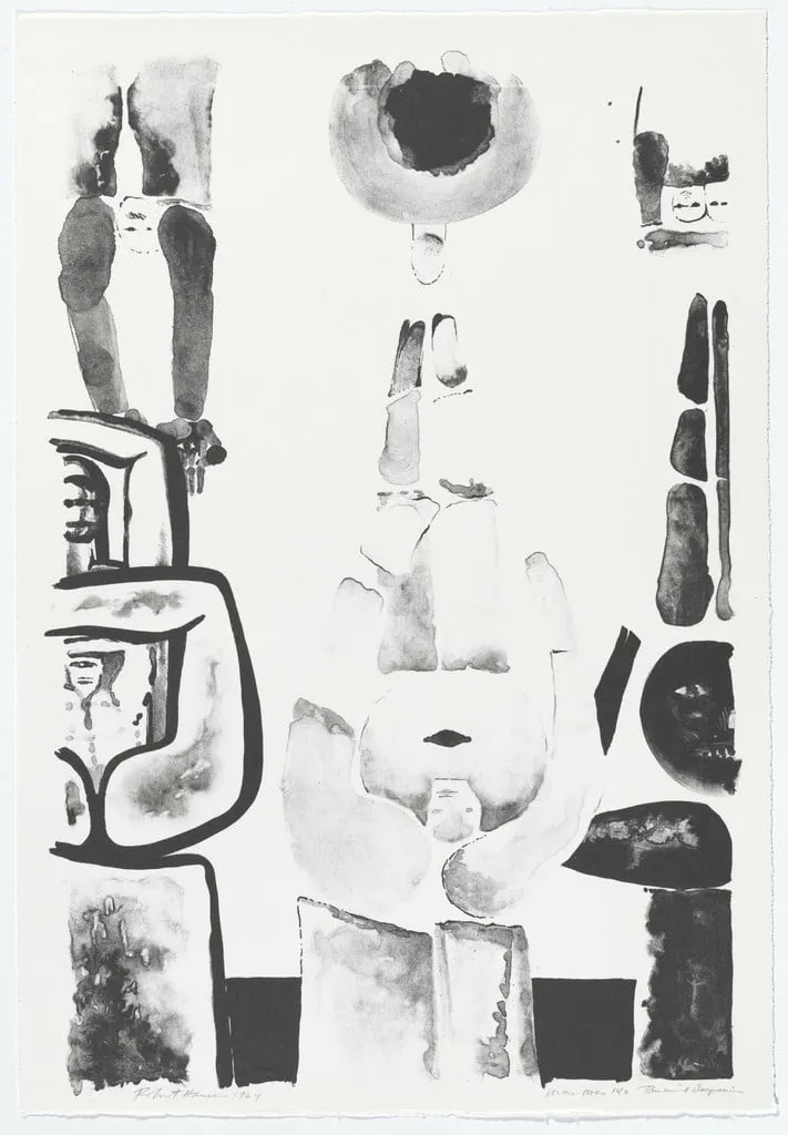 Untitled, by Robert Hansen, ink, 1964