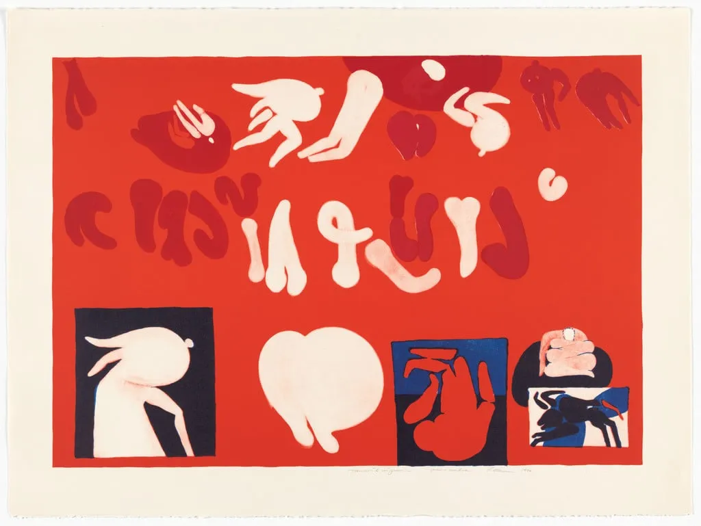 Untitled, by Robert Hansen, ink, 1970