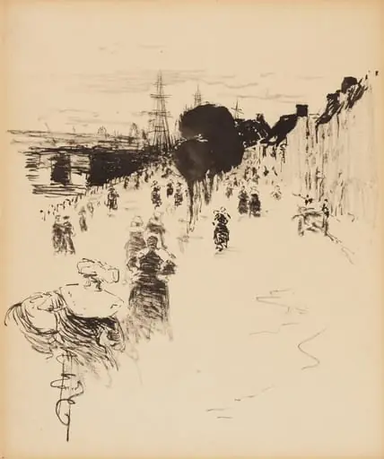 Concarneau Terrace, by Robert Henri