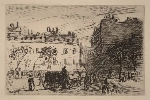 Paris Street Scene, by Robert Henri