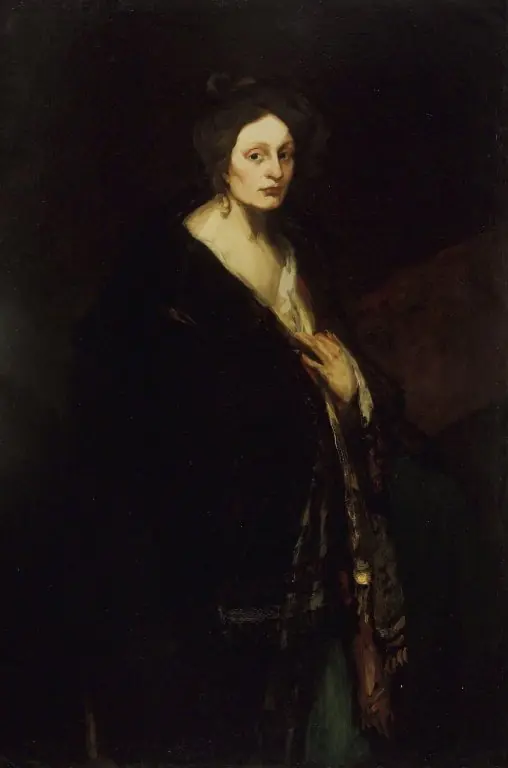 Woman in Manteau, by Robert Henri