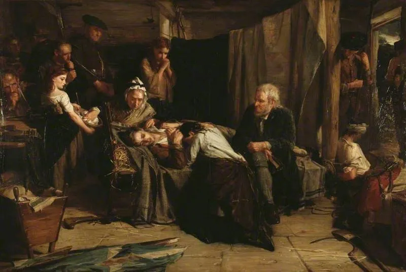 After the Battle, by Robert Herdman, oil, 1870