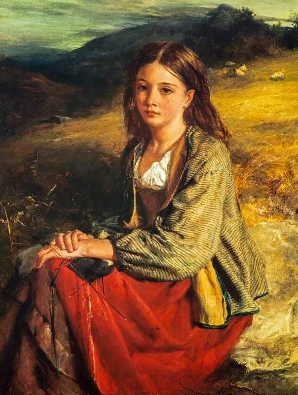 Evening Thoughts, by Robert Herdman, unspecified, 1864