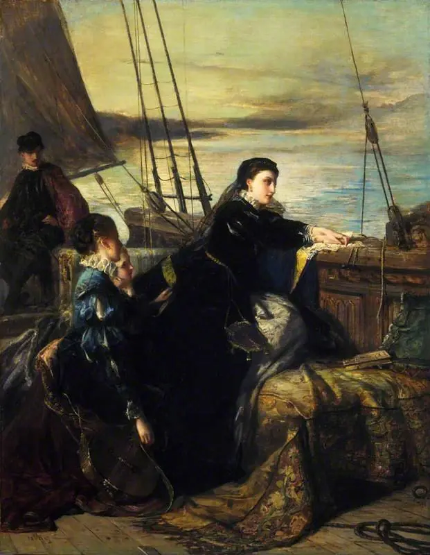 Mary, Queen of Scots: The Farewell to France, by Robert Herdman