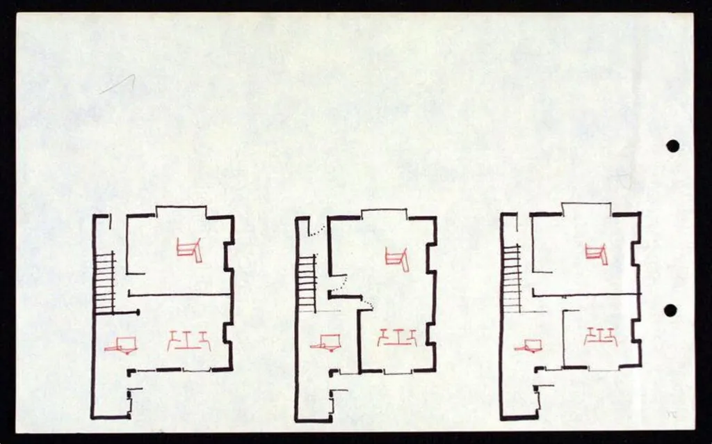 Interior ground plans, by Robert Heritage, 1968
