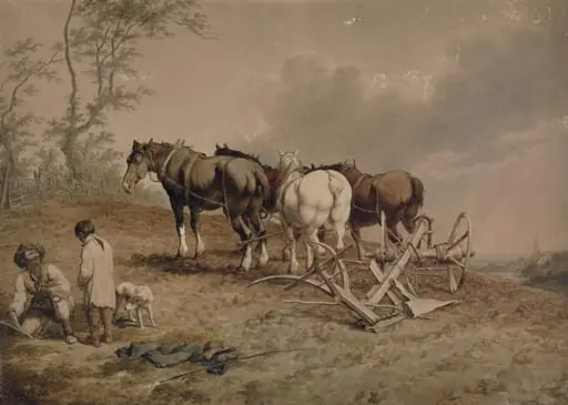 The Broken Plough, by Robert Hills