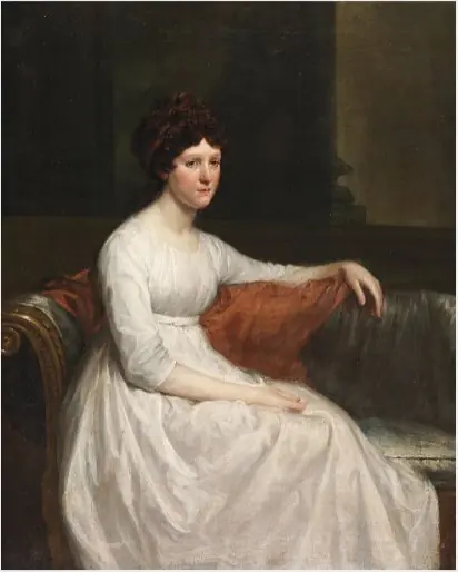 Portrait of Angelina Smith (1770-1808), Daughter of Michael Smith, future 1st Bt, by Robert Home