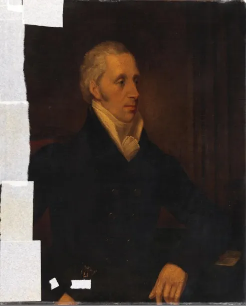 Portrait of James Henry Cottingham (1762-1820), by Robert Home, oil, 1794