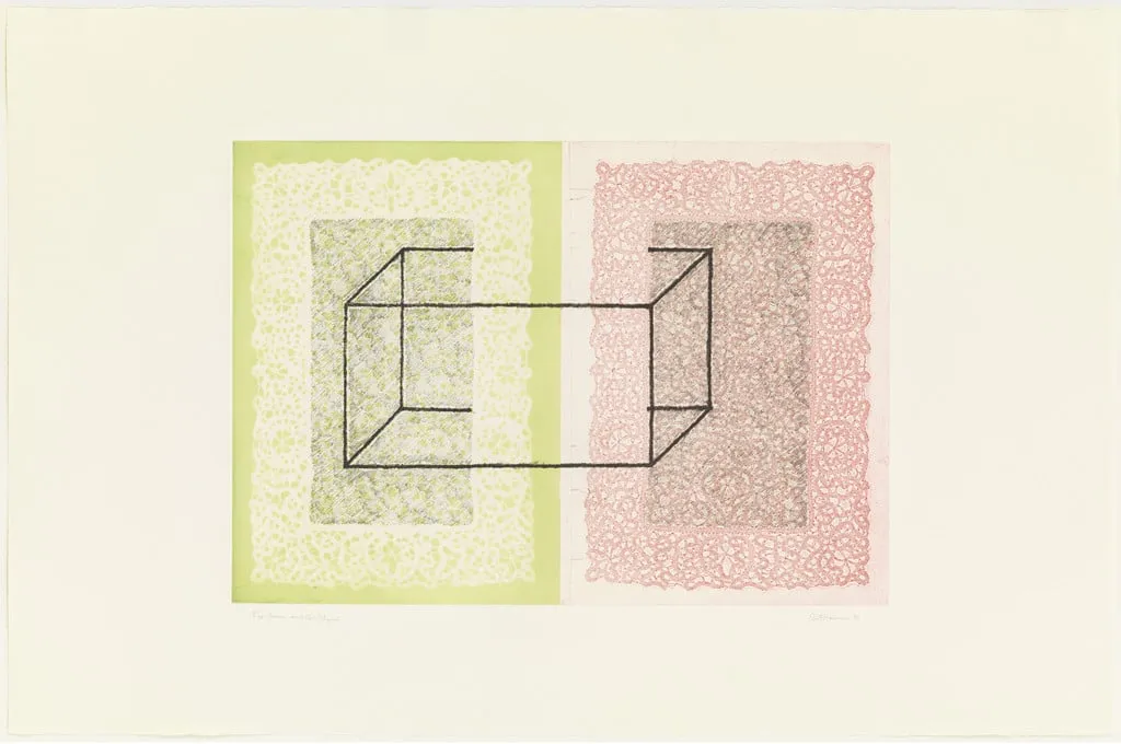 Untitled, by Robert Hudson, ink, 1986