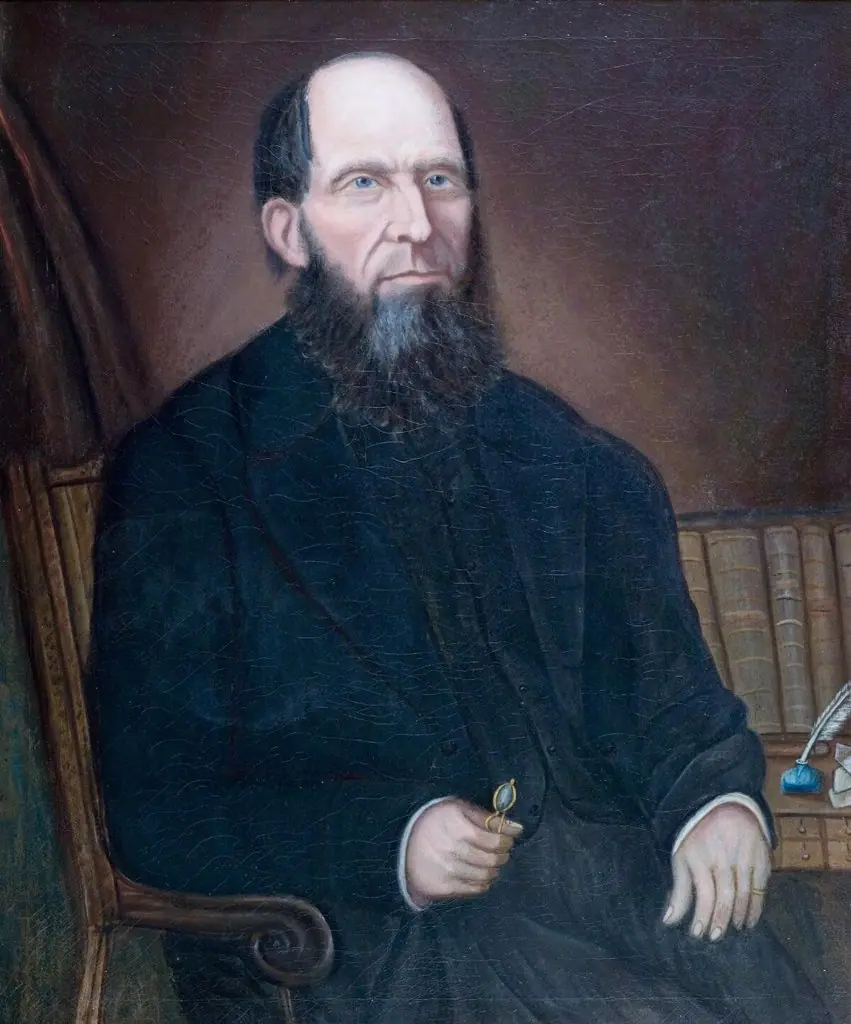 Self portrait, by Robert Hughes