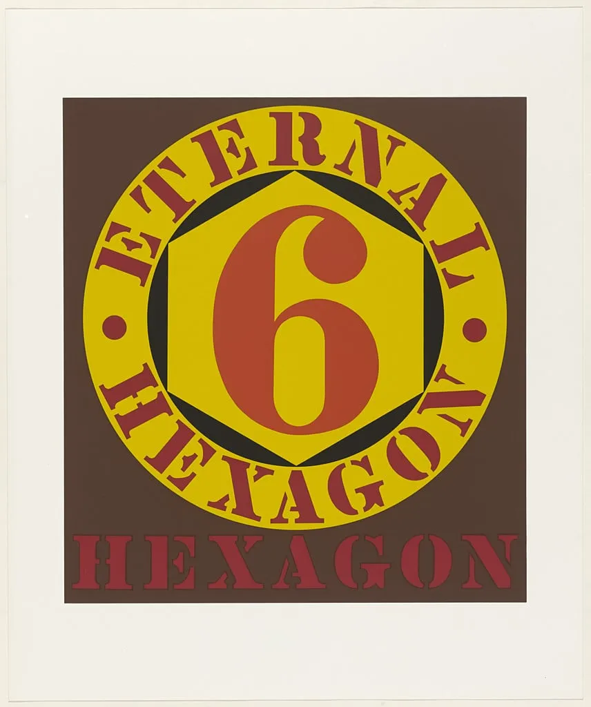 Untitled, by Robert Indiana, ink, 1964