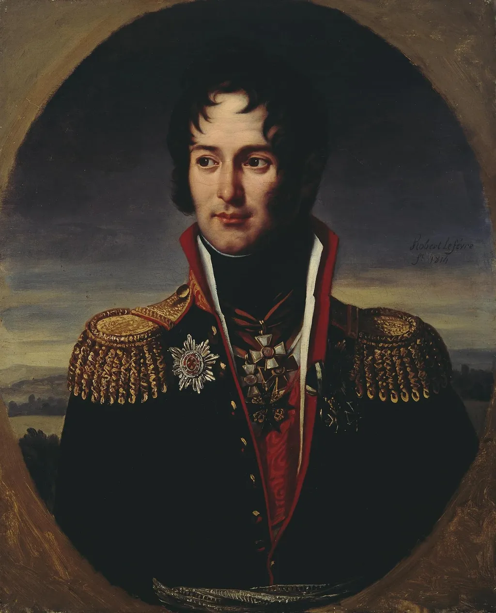 Portrait of General Piotr Chicherin, by Robert Lefèvre, oil, 1814