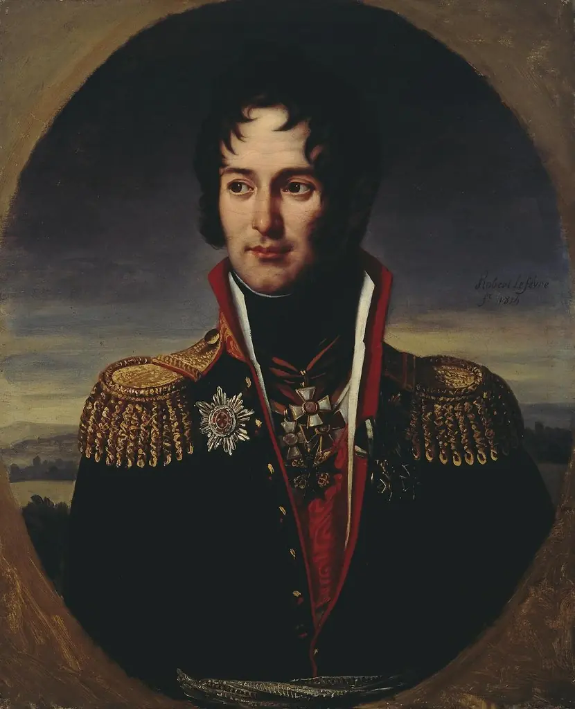 Portrait of General Piotr Chicherin, by Robert Lefèvre