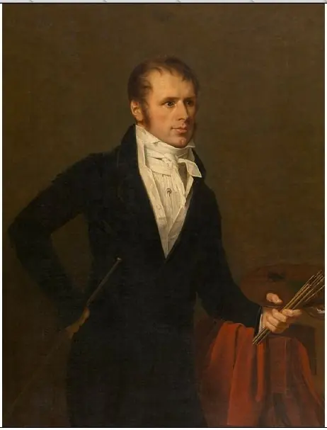 Portrait of the painter Jan Frans van Dael, by Robert Lefèvre