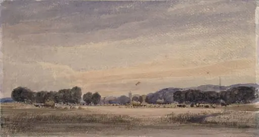 Fields near Norwich, by Robert Leman