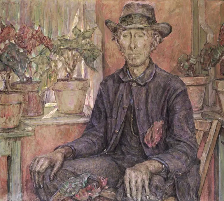 The Old Gardener, by Robert Lewis Reid