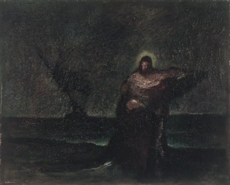 Christ Saving Peter, by Robert Loftin Newman