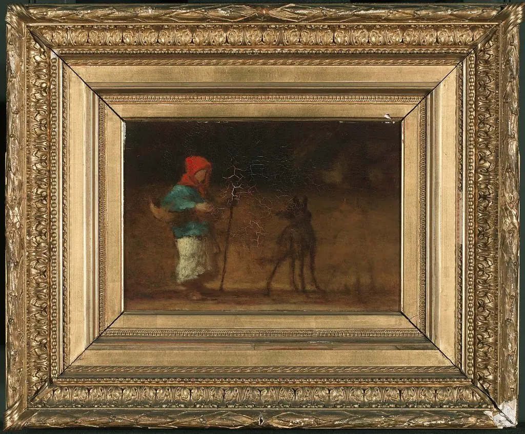 Little Red Riding Hood and the Wolf, by Robert Loftin Newman