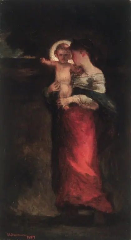Madonna and Child, by Robert Loftin Newman