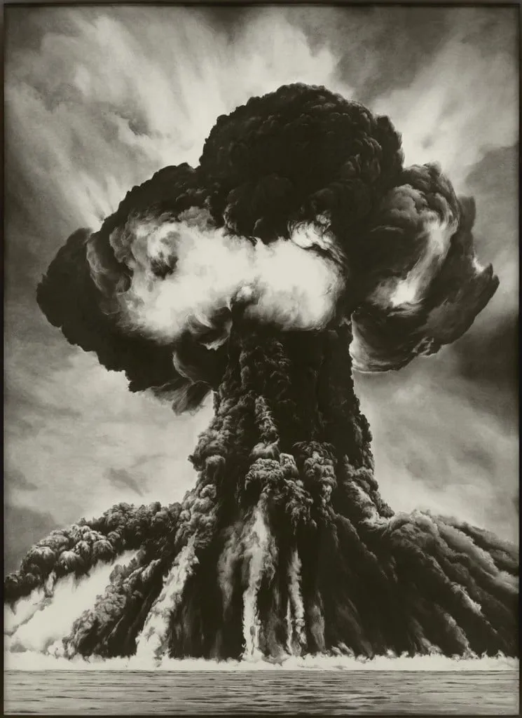 Untitled, by Robert Longo, charcoal, 2003