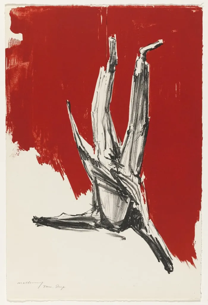 Untitled, by Robert Mallary, ink, 1962