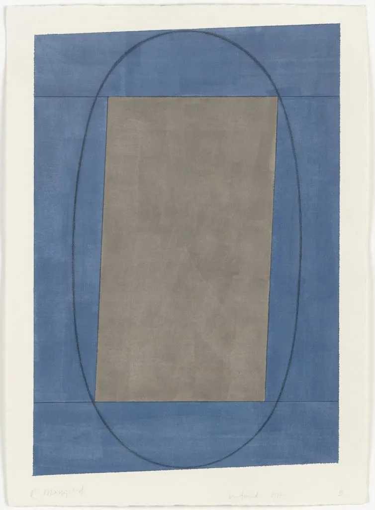 Untitled, by Robert Mangold, graphite, 1992