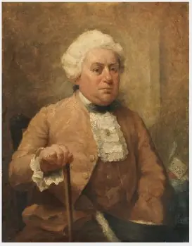 Portrait of C.H. Granby as Sir Peter Teazle in 'The School for Scandal', by Robert Mannix