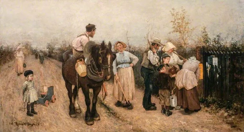 Great Expectations, by Robert McGregor, oil, 1890