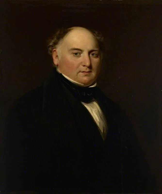 Self-portrait, by Robert McInnes, oil, 1850