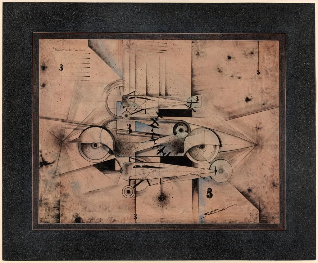 Untitled, by Robert Michel, watercolor, 1921