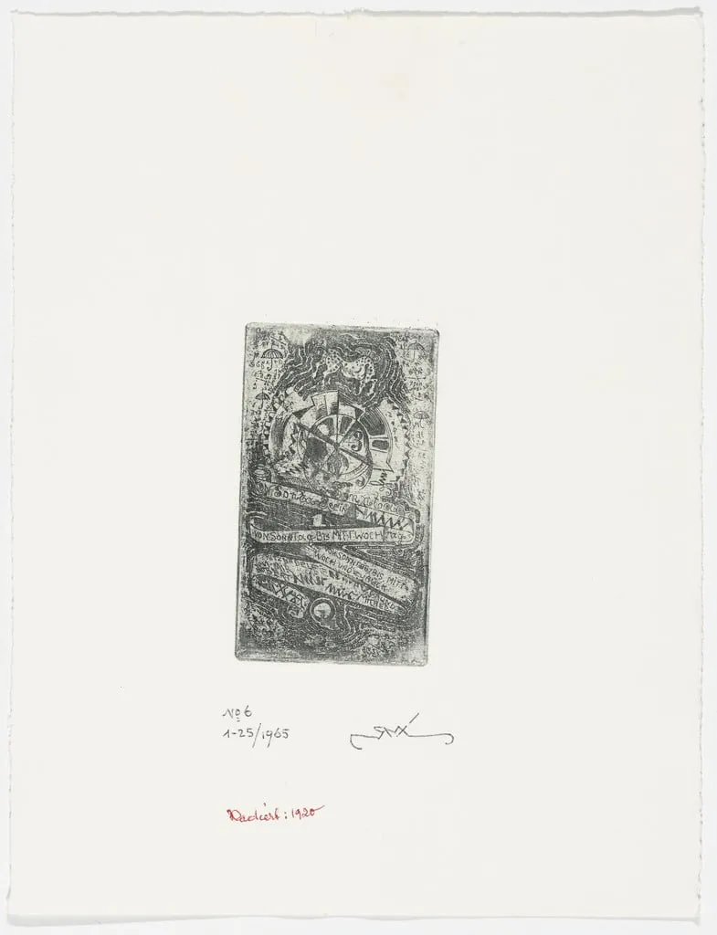 Untitled, by Robert Michel, ink, 1920