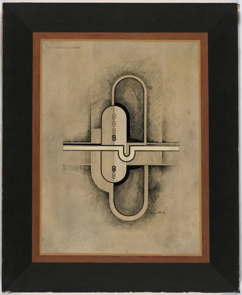 Untitled, by Robert Michel, gouache, 1926