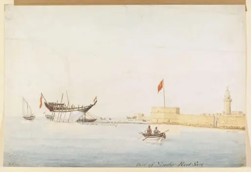 Port of Yembo, Red Sea, by Robert Moresby