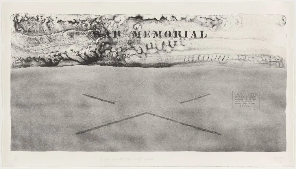 Untitled, by Robert Morris, ink, 1970